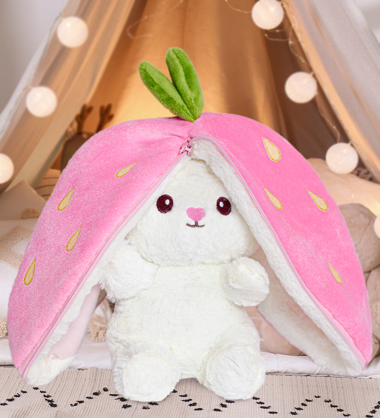 Çilek Tavşan Pelüş Oyuncak