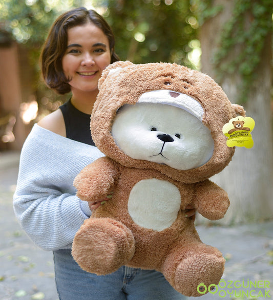 Uykumcuk Pelüş Şapkalı Ayıcık