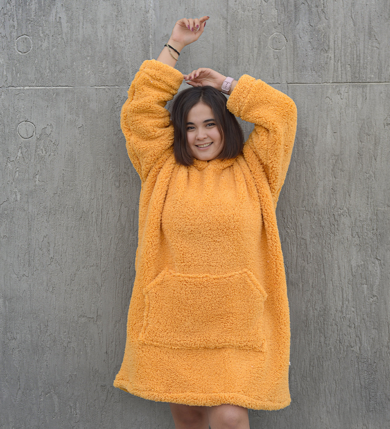 Wellsoft Kapşonlu Giyilebilir Tv Battaniyesi Unisex Oversize
