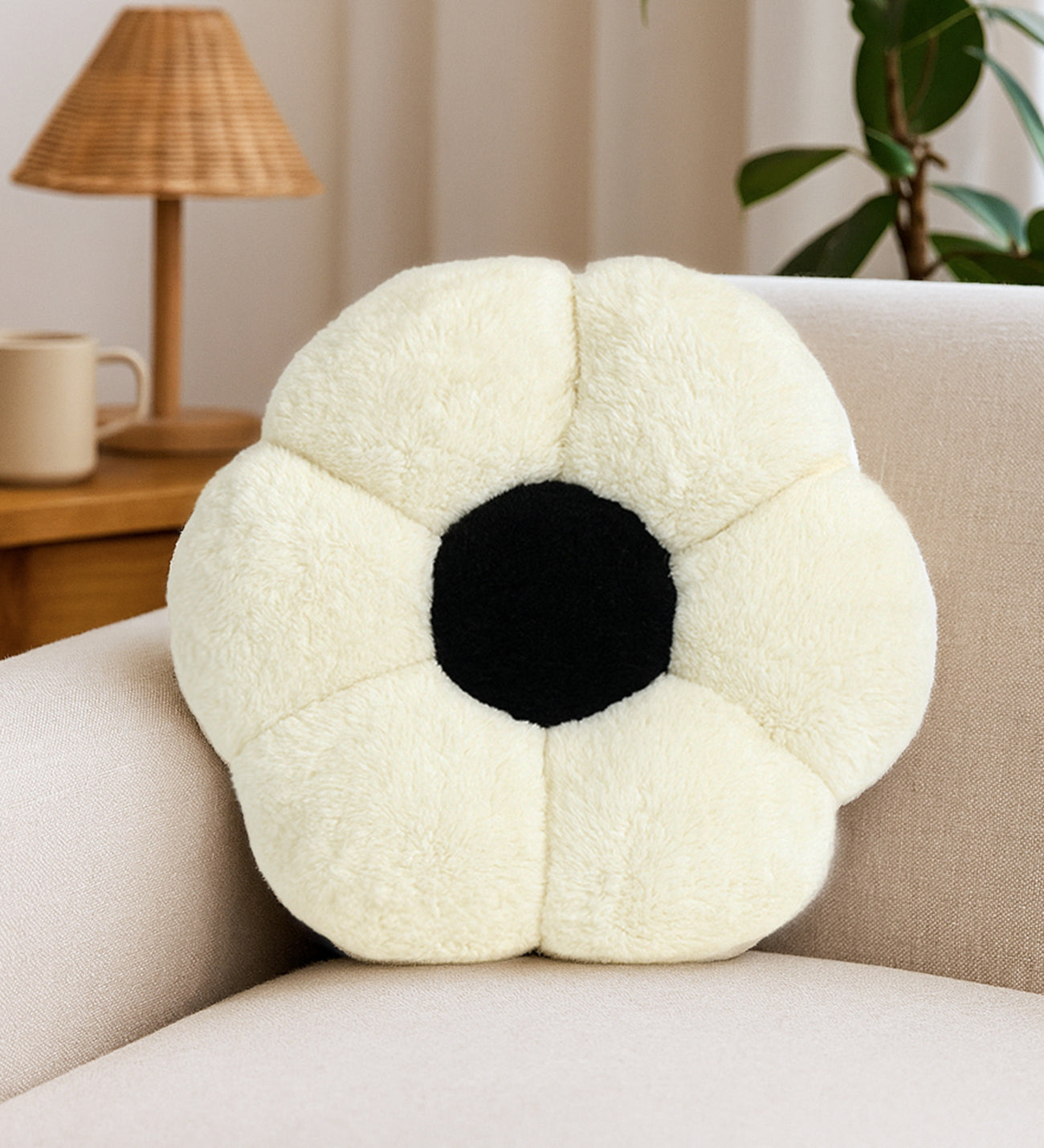 Pelüş Papatya Kırlent