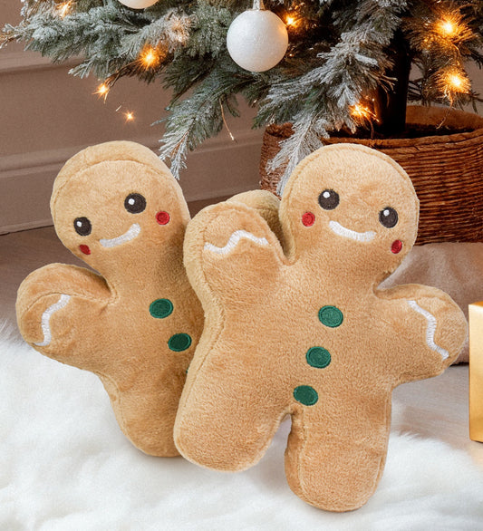 Kahverengi Kurabiye Adam Figürlü Pelüş Oyuncak