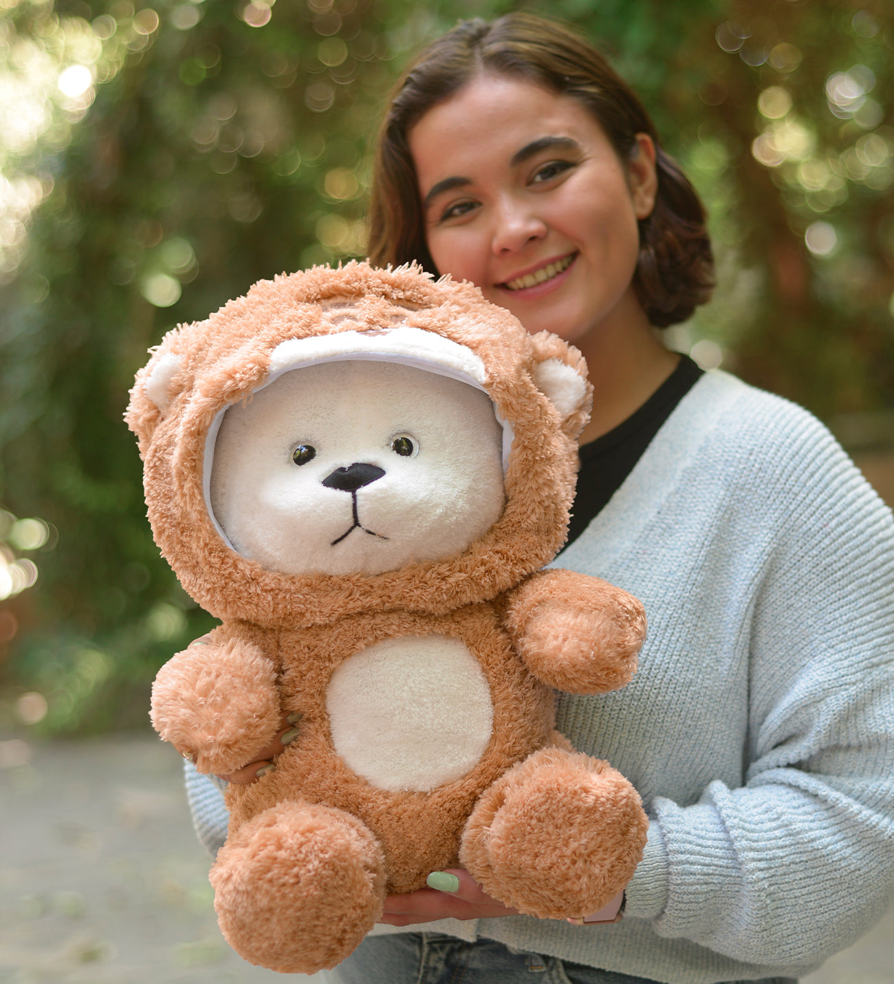 Uykumcuk Pelüş Şapkalı Ayıcık