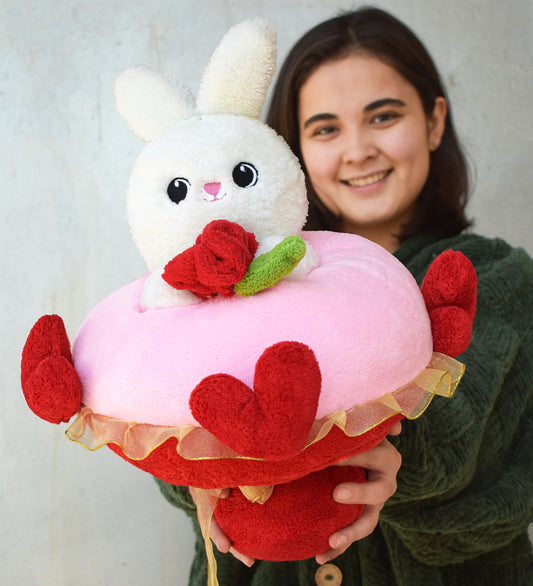 Pelüş Tavşancık Buketi