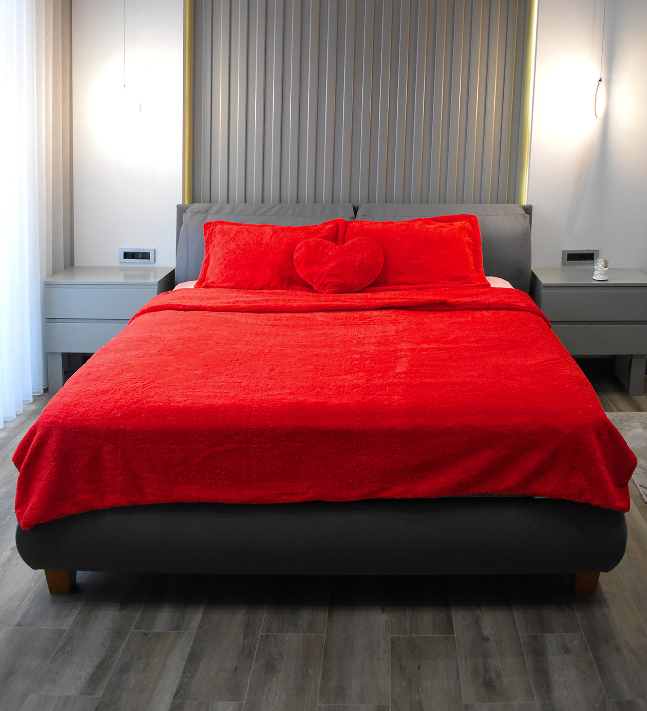 Çift Kişilik Pelüş Nevresim Takımı