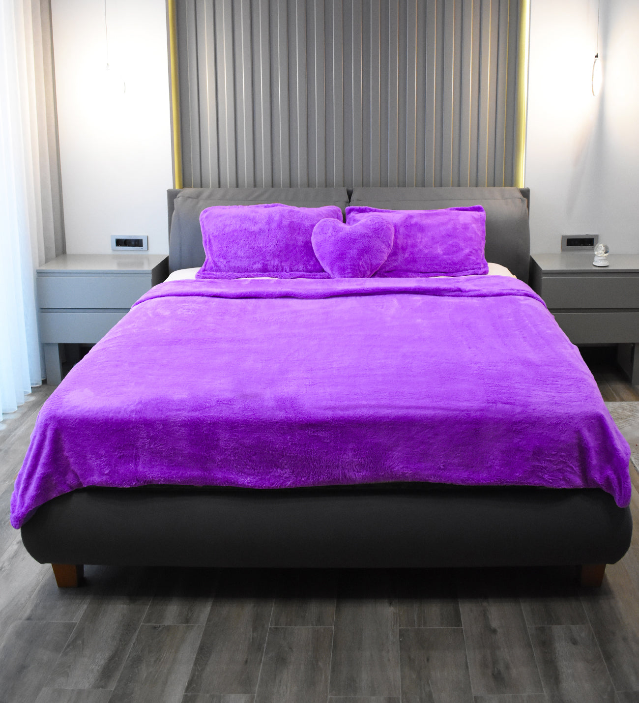 Çift Kişilik Pelüş Nevresim Takımı