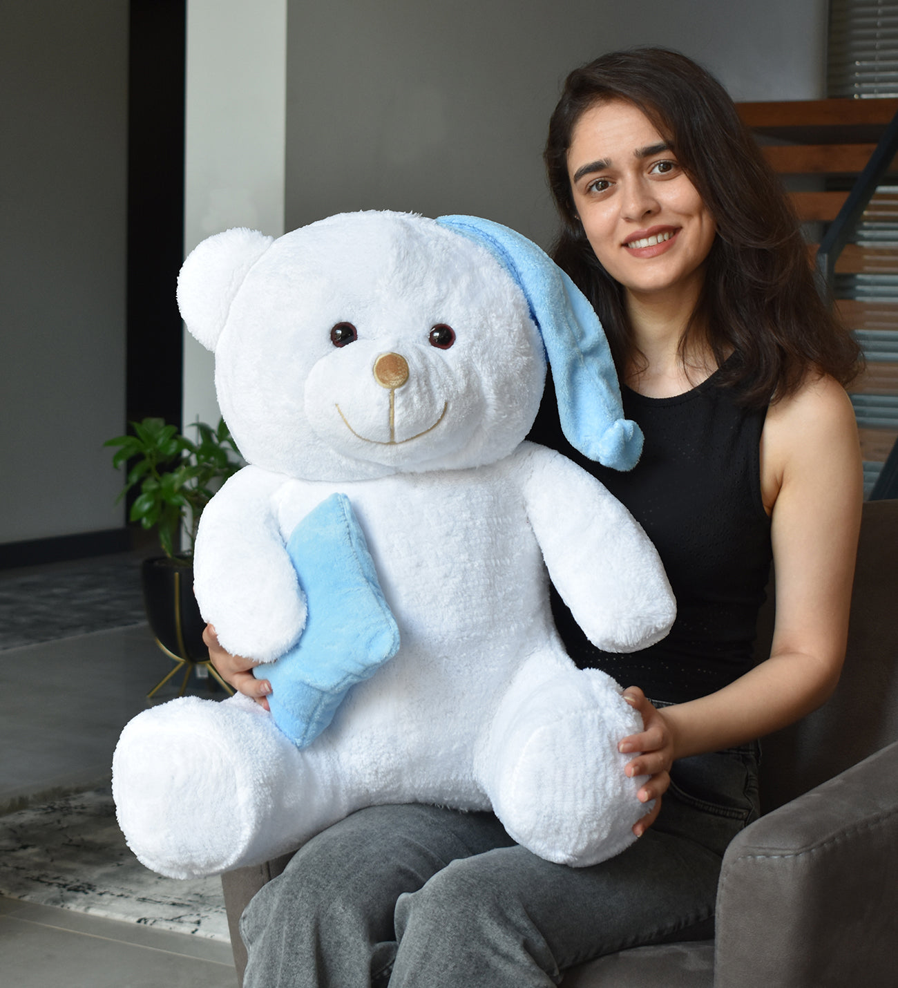 Yastıklı Uyku Arkadaşı Pelüş Ayıcık