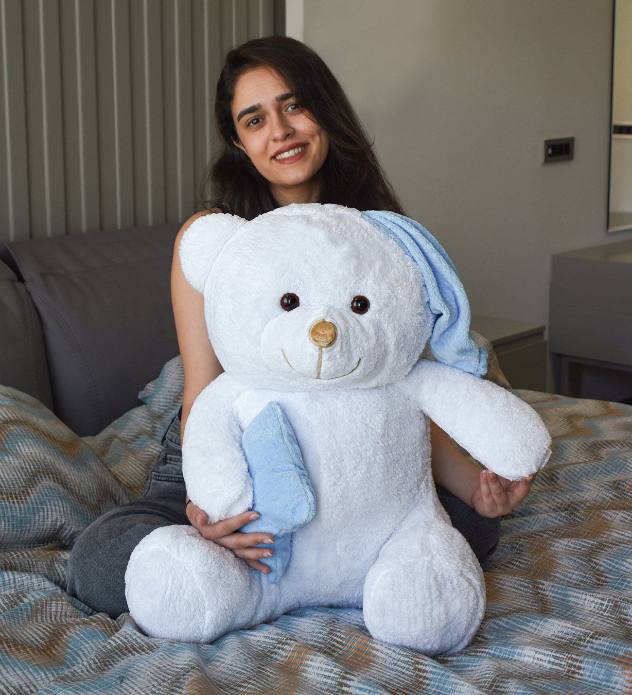 Yastıklı Uyku Arkadaşı Pelüş Ayıcık