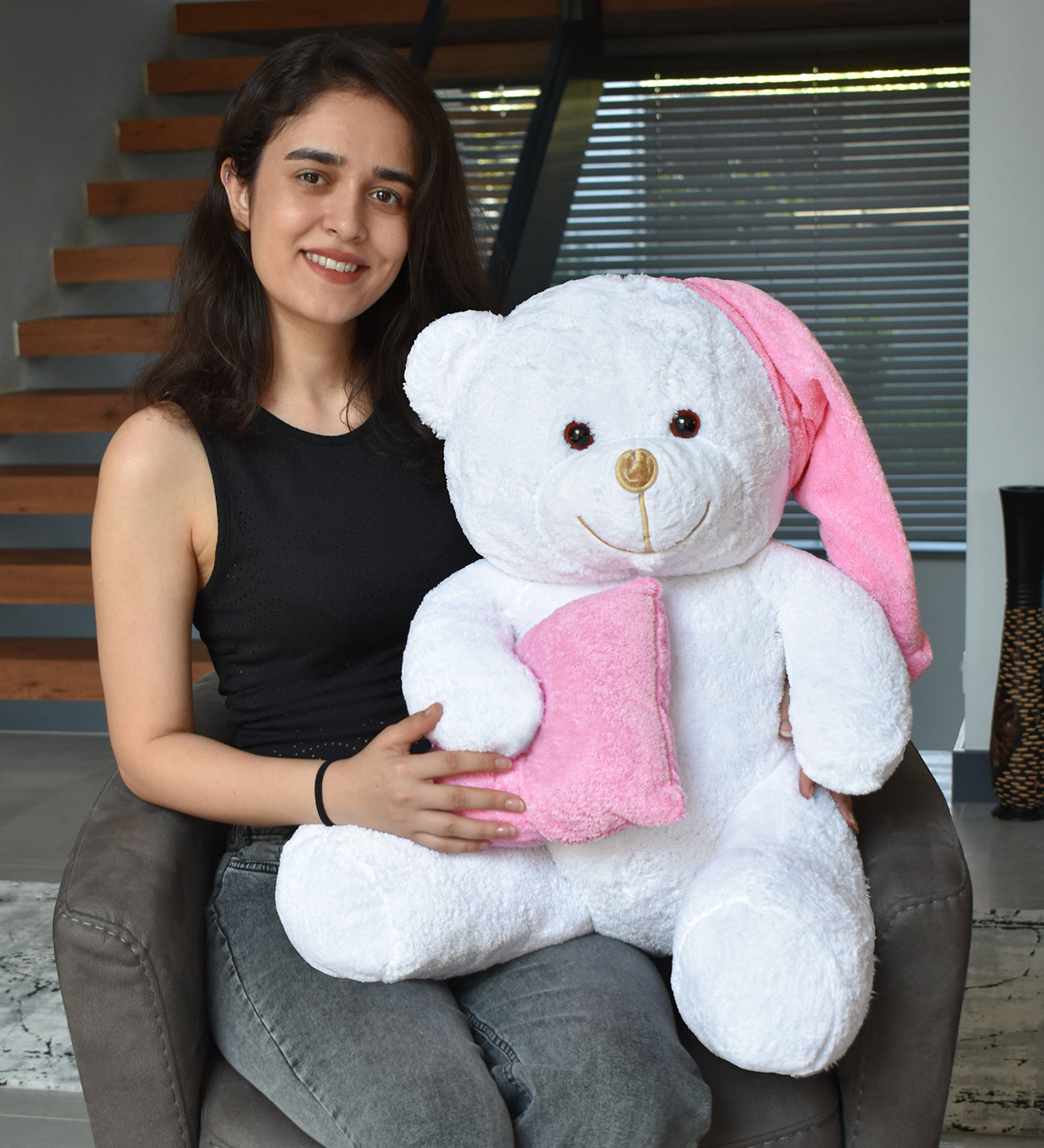 Yastıklı Uyku Arkadaşı Pelüş Ayıcık